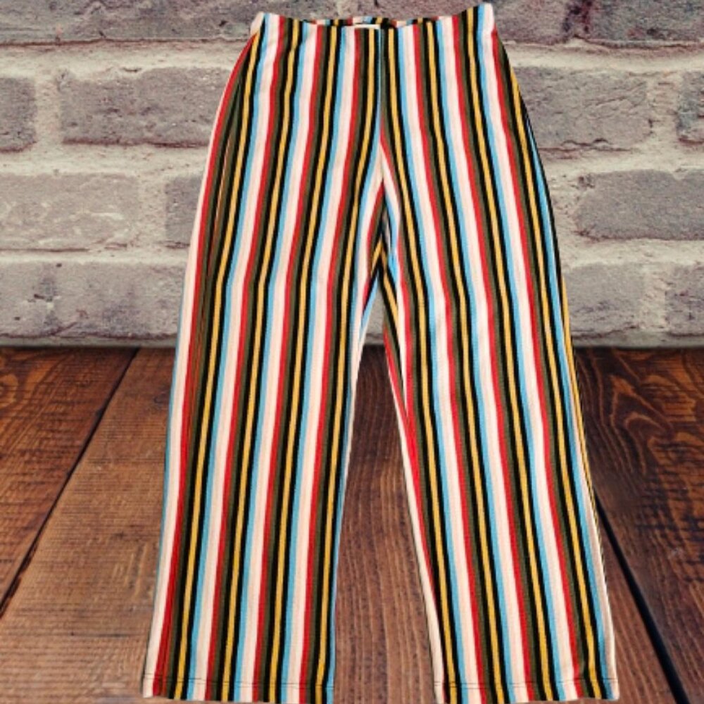 URBAN OUTFITTERS WOMEN STRIPE SOFT CASUAL PANTS - SIZE XS/TP